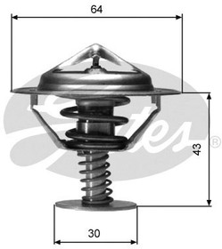 Фото 1/2 TH05982G1, Термостат MITSUBISHI L 200 05-, NISSAN ALMERA II 00-, ALMERA TINO 00-, NAVARA 05-, NP300 08-, PATHFINDER 05-, PRIMERA 02-,