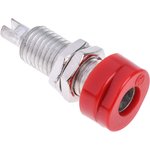 930175101, Red Female Banana Socket, 4 mm Connector, Solder Termination, 16A ...