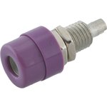 930176109, Violet Female Banana Socket, 4 mm Connector, Solder Termination, 32A ...