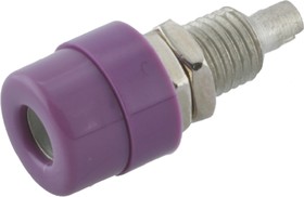 930176109, Violet Female Banana Socket, 4 mm Connector, Solder Termination, 32A, 30 V ac, 60V dc