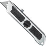 SX93-1, Нож универсальный Attache Selection 19мм выдвижной,трапец. ,алюм.корпус