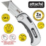 SX671, Нож универсальный Attache Selection 19мм,трапец.,ал+ цинк.корп.,TPR вставка
