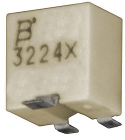 Фото 1/3 3224X-1-501E, (500R 0.25W), Резистор многооборотный 500 Ом 0.25Вт для поверхностного монтажа