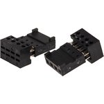 661004151923, 4-Way IDC Connector Socket for Cable Mount, 1-Row