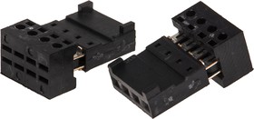 Фото 1/2 661004151923, 4-Way IDC Connector Socket for Cable Mount, 1-Row