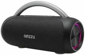 Ginzzu GM-909B, BT-Колонка 30W/1,8Ah/TWS/ USB/AUX/IPX5/RGB