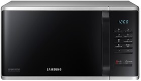 Фото 1/10 Samsung MS23K3513AS/BW Микроволновая печь, 23л, 800Вт, серебристый