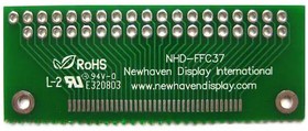 NHD-FFC37, Display Development Tools 37 pin FFC-thru hole adptr
