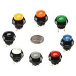 P9-311166, Pushbutton Switches FLUSH,SNAP IN,SLDR, N.O.,STD, BLUE CASE,