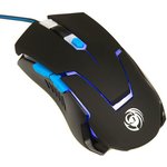 Мышь проводная Dialog Gan-Kata MGK-12U черный, 2400 dpi, USB, кнопки - 6