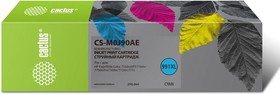 Фото 1/9 Картридж струйный Cactus CS-M0J90AE 991XL голуб.пигм. (250мл) для HP PW 755dn/MFP774dn/ 779dn/Pro750dw/772dn с чипом