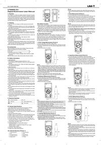 UT890C, Мультиметр цифровой NCV, True RMS, Uni Trend | купить в розницу ...
