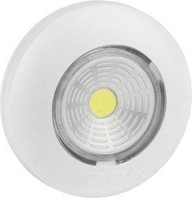 Фото 1/7 Светодиодный фонарь подсветка ЭРА Пушлайт SB-501 Аврора самоклеящийся белый COB Б0031040
