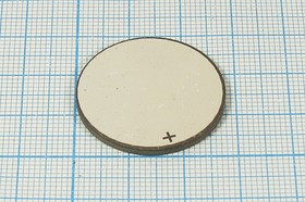 Фото 1/2 Ультразвуковой диск диаметром 28мм и толщиной 2.1мм; пэу 28x 2,1\диск\1,00МГц\\\\ JYYT1,00A28AD0H4-T0\