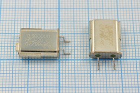 Резонатор кварцевый 13.5МГц в корпусе HC49U-SMD, нагрузка 20пФ; 13500 \SMC49U\20\ 25\\S=HC49U-SMC\1Г (HCJ)