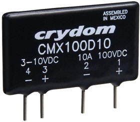 Фото 1/2 CMXE60D10, Solid State Relay 12mA 28V DC-IN 10A 60V DC-OUT 4-Pin SIP
