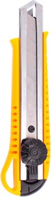 Фото 1/3 Нож канцелярский Deli E2044 шир.лез.18мм фиксатор усиленный сталь ассорти блистер