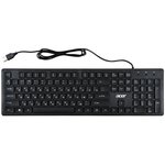 Клавиатура Acer OKW020, USB, черный [zl.kbdee.001]