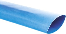 Фото 1/2 RNF-100-3/4-6-STK, Heat Shrink Tubing, Blue 19mm Sleeve Dia. x 1.2m Length 2:1 Ratio, RNF-100 Series