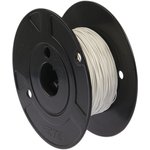 55A0111-22-9, White 0.38 mm² Harsh Environment Wire, 22 AWG, 19/34, 100m ...