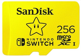SDSQXAO-256G-GN3ZN, Флеш карта microSD 256GB SanDisk microSDXC Class 10 UHS-I A1 C10 V30 U3 for Nintendo Switch 100MB/s