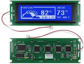 NHD-24064WG-ATMI-VZ#, LCD Graphic Display Modules & Accessories 240 x 64 STN-BL (-) 180.0 x 65.0