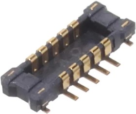 AXE610124, Board to Board & Mezzanine Connectors Header 0.4mm,10-pin w/o positioning boss