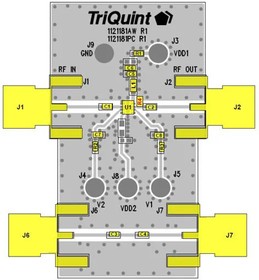 TQL9063-PCB, RF Development Tools 1.5-4.0GHz NF .7dB Eval Board