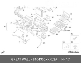8104300XKR02A, ФИЛЬТР КОНДИЦИОНЕРА