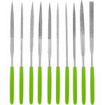 158327, Набор надфилей алмазных, 140х50х3, 10 шт.