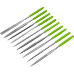 158327, Набор надфилей алмазных, 140х50х3, 10 шт.