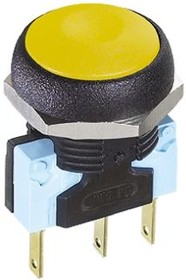 IRR7Z262, Single Pole Double Throw (SPDT) Momentary Push Button Switch, IP67, 16mm, Panel Mount, 250V ac