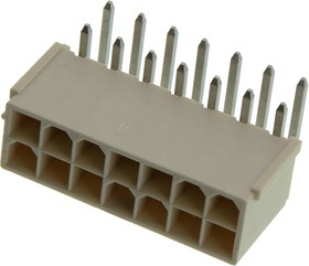 87427-1402, Pin Header, Wire-to-Board, 4.2 мм, 2 ряд(-ов), 14 контакт(-ов), Through Hole Right Angle