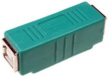 XYA046 (USB BF-BF), USB-B гнездо - USB-B гнездо переходник | купить в розницу и оптом
