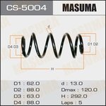CS-5004, Пружина подвески Honda Fit/Jazz (GD) 01-08 задняя Masuma