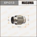 EP-013, Гофра глушителя 51 x 100 Masuma