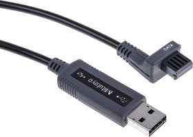 Фото 1/4 06AFM380C, Linear Counter Cable, USB-A to VCP (USB-INT-C) For Use With Digimatic Series, 2m Length