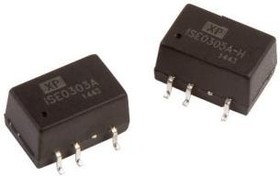 ISE0324A, Isolated DC/DC Converters - SMD DC-DC, 1W SMD, SINGLE O/P, UNREG
