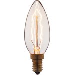 Лампа накаливания Edison Bulb E14 40Вт 2700K 3540-G