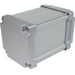 AWN9-9-13ESS, AWN Silver Aluminium Heat Sink Case, 125 x 86.3 x 86.3mm