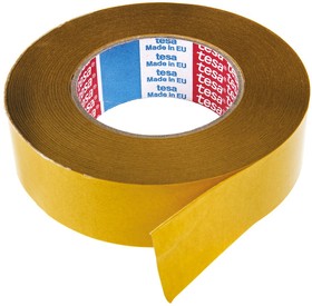 Фото 1/3 51571-00002-00, 51571 White Double Sided Cloth Tape, 0.16mm Thick, 13 N/cm, Non-Woven Backing, 38mm x 50m