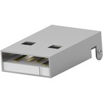 1734028-1, (USB TYPE A разъем smd), USB-коннектор угловой SMT