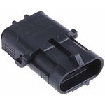 12010717, Weather-Pack Automotive Connector Plug 3 Way