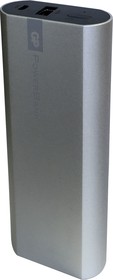 GPFN05 (серебро), Внешний аккумулятор портативный, Power Bank (5200mAh) USB- micro USB, 2.1A