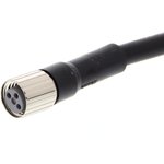XS3F-M8PVC3S5M, Sensor Cables / Actuator Cables M8 Straight Socket PVC 5M Cable 3Pole