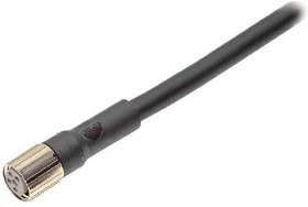 Фото 1/3 XS3F-M8PVC4S10M, Sensor Cables / Actuator Cables M8 Straight Socket PVC 10M Cable 4Pole