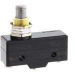 Z Series Plunger Limit Switch, NO/NC, IP00, SPDT, 500V ac Max, 15A Max