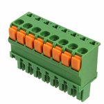 1986720-8, Pluggable Terminal Blocks 3.81MM R/HAND 8 POS STR SPRING PLG