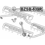 BZSB-639R, BZSB-639R_втулка заднего стабилизатора!\ MB W639 Vito 03-14