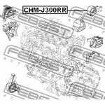 CHM-J300RR, Подушка двигателя | зад прав/лев |